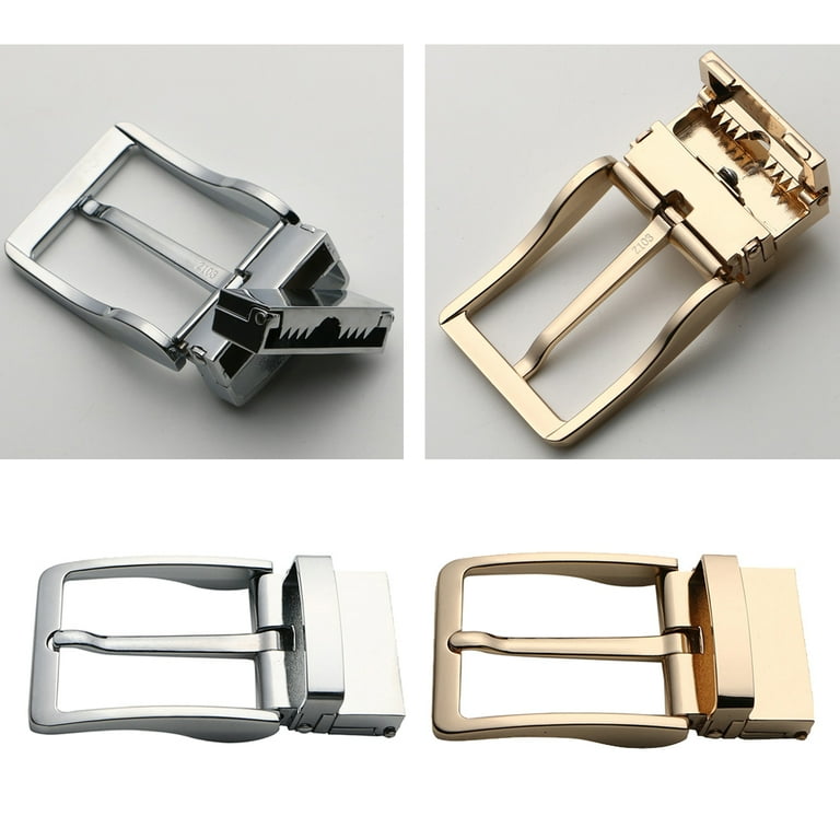 Alloy Reversible Clamp Belt Buckle, Single Prong Leather Belt Buckle  Replacement Gold