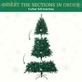 thumbnail image 6 of 9FT Pre-Decorated Christmas Tree with 2,800 PVC Branch Tips & Pine Cones & Red Berries, 6 of 8