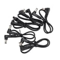 thumbnail image 1 of Cable De Alimentación CC De 90 Grados, Cable De Alimentación CC De Cobre Flexible De 11 Pulgadas Macho A Macho Estable De 5,5 Mm X 2,1 Mm Para Cámara De Seguridad CCTV, 1 of 7