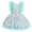 Blue Bunny, variant on IBTOM CASTLE Toddler Kids Girls Birthday Party Dress Strawberry/Donut/Candy/Easter Day/Alice Polka Dots Embroidery Princess Ruffle Tulle Wedding Pageant Evening Dresses