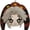 E(3.15in), variant on The Freak Circus Plush Toy, Freak Circus Merch Stuffed Dolls Pierrothe Harlequin Freak Circus Cartoon Soft Character Figure, Fun Plush Doll Bag Pendant Decor Birthday Gift for Game Fans, 1 PC