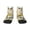 1 Black, variant on Gnomes Bees And Sunflowers Pattern Quarter Crew Socks,Toe Seamed Ankle Socks,Cotton Cushioned Breathable Athletic Crew Sports Socks