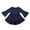 Purplish Blue, variant on Esaierr Kids Toddler T-Shirt for Girls,1-6T Baby Solid Color T-Shirt Solid Color Ruffle Sleeve Top Cotton Clothes Spring Summer Flared Sleeve Front Short Back Long Top