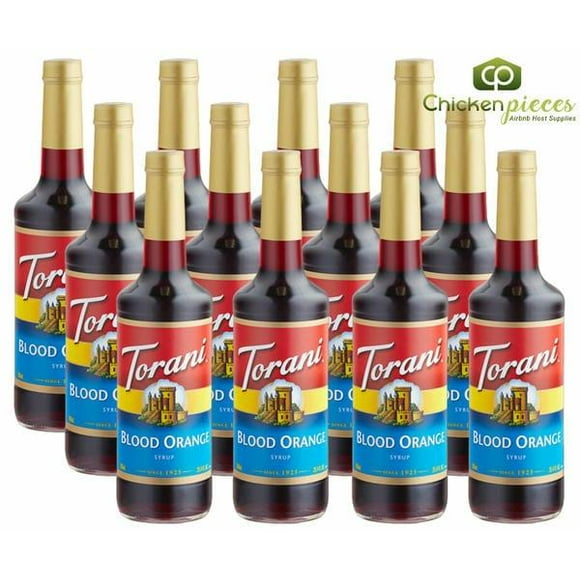 Torani Blood Orange Flavoring / Fruit Syrup 750 mL/25.36 oz Glass Bottle