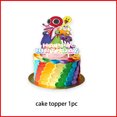 thumbnail image 3 of Vajilla desechable con temática de amigos del arco iris para niños, vajilla decorativa para fiesta de cumpleaños, plato, taza, Pancarta, pastel, regalos para Baby Shower, 3 of 5