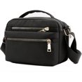 thumbnail image 1 of Bolso Bandolera para Mujer LRH Negro con Múltiples Bolsillos, 1 of 5