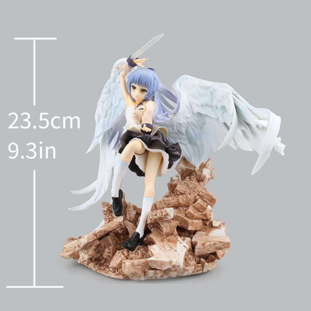 New Angel Beats! Tachibana Kanade (combat Ver) Character Anime Model Statue Action Figures Desktop Ornament Popular Decorations Fan Souvenirs Creative Gift Collectable