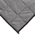 thumbnail image 3 of Ella Jayne Reversible 48"x72" Weighted Blanket- Grey/Black - 12lb, 3 of 6