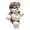 J001, variant on Running Plushies - 17.7inch Cute Running Panda Plush Toy, Interactive Moving Legs Stuffed Animals for Stress Relief, Christmas Birthday Gift for Kids & Adults