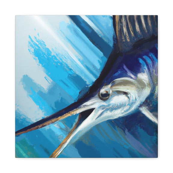 "Swordfish in the Sunset" - Canvas