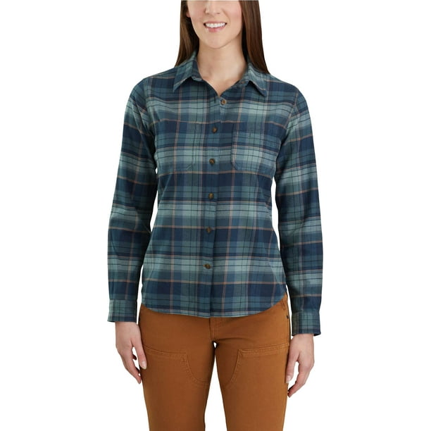 Carhartt - Carhartt Women's Rugged Flex Hamilton Flannel Shirt ...