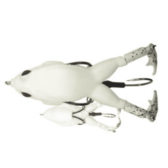 LUNKERHUNT LP LH PROP FROG 3.5 1/2OZ PEARL PROPF05