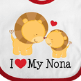 thumbnail image 4 of Inktastic I Love My Nona Boys or Girls Baby Bib, 4 of 4
