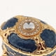thumbnail image 5 of Pequeño joyero vintage, porta joyas, decoración, regalo de joyería para mujer Estilo A-Azul, 5 of 9
