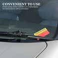 thumbnail image 3 of HONITANO 100 Pcs Cartes de Stationnement Amusantes Infraction Rouges Mauvaises Cartes d'Avertissement de Stationnement pour Usage Commercial et Communautaire, 3 of 7