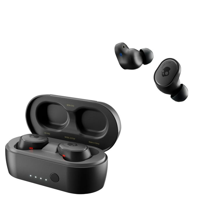 Skullcandy Sesh Evo True Wireless Earbuds Bluetooth in Ear Headphones with Charging Plug True Black