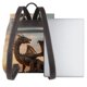 thumbnail image 3 of Balery Sky Sunset Bronze Dragon Mochila de Cuero para Mujeres, Gran Capacidad, Bolsa de Viaje Multifuncional, Mochila de Cuero y Bolsa de Hombro para Mujeres, 3 of 4