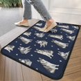 thumbnail image 4 of Siberian Husky Door Rugs,Washable Non Slip Door Mats Indoor,Decorative Door Mats,Entry Mat Indoor for Entrance,Bedroom,Kitchen,Bathroom,30"x17", 4 of 6