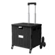 thumbnail image 1 of Carrito Compras Mano Portátil Con Ruedas Utilitario Plegable Tapa Telescópico 4 Giratorias para Viajes Mudanzas Almacenamiento Uso en Oficina, 1 of 9