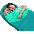 thumbnail image 4 of - Saco de dormir 3 estaciones (verano, primavera, otoño) Clima cálido y frío - Ligero, impermeable para uso en interiores y exteriores para niños, adolescentes y adultos para caminatas, mochileros y campamentosEmeraldSingle esquí esquí Gafas de esquí, 4 of 5