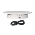 thumbnail image 2 of Rotating Display Stand, Angle Adjustable 200mm Electric Rotating Turntable  For Living Room For Shop For Exhibition White, 2 of 8