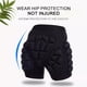 thumbnail image 5 of Pantalones cortos acolchados protectores 3D patinaje de invierno almohadillas protectoras para la cadera pantalones cortos EVA, 5 of 9