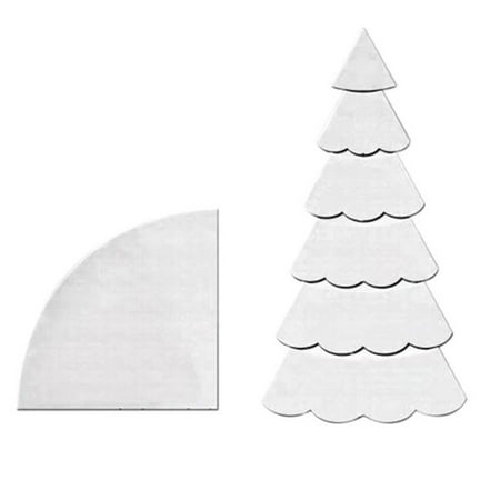 

Handmade Christmas Tree Quilting Set Reusable DIY Christmas Sewing Quilting Knitting Stencil Xmas Tree Motif Templates
