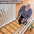 thumbnail image 4 of Non Slip Carpet Stair Treads for Wooden Steps Indoor, 15 Pack Stair Runners Covers Staircase Step Rugs Stair Mats for Kids Elders and Dog, 4 of 6