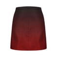 thumbnail image 5 of hotojiny Women's Satin Silky Mini Skirt Elastic High Waist Side Zipper Mini Short A-Line Skirt Fashion Gradation Party Flowy Skirts, 5 of 5