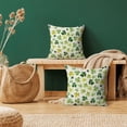 thumbnail image 2 of St Patricks Day Pillow Covers 18x18 Inch Set of 2 for Green Clover Decor Throw Pillows Spring Nature Plant Shamrock Outdoor Decorative Cushion Cases for Couch Bed Decorations, 2 of 7