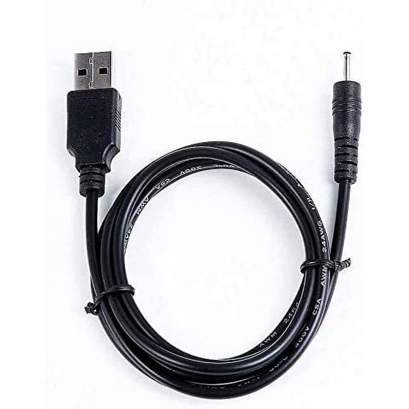 YUSTDA USB DC Charger Charging Cable Lead w 2.0mm Cord for Wireless Over-Ear Headphone