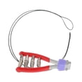 thumbnail image 2 of LOVIVER Starting Clamp 1M Extension Line Portable Tennis Equipment for Squash Tennis Red, 2 of 8