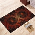thumbnail image 6 of Fractal Abstract Spiral Particles Rugs Doormat, Non-Slip Machine Washable Carpets Floor Door Mat , 36" x 24", 6 of 7
