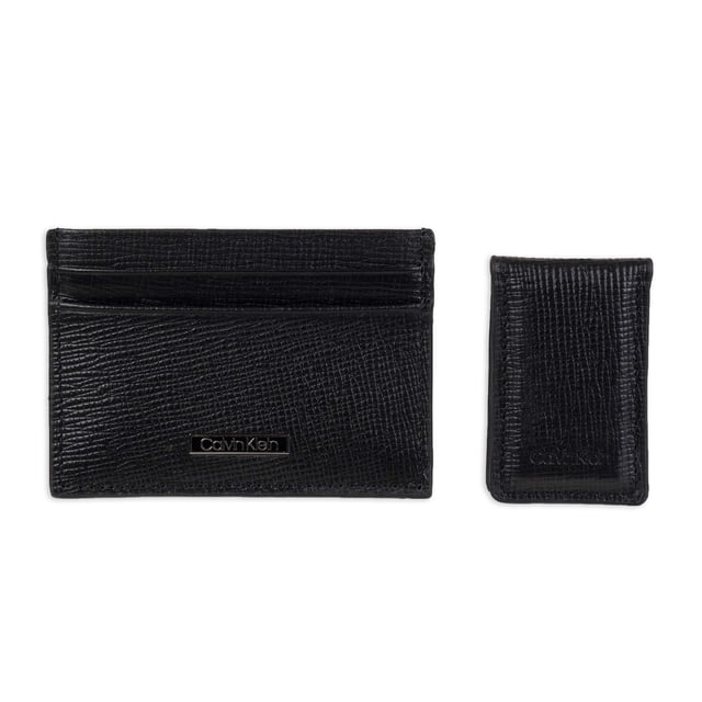 Set de carteras y tarjeteros minimalistas de Calvin Klein