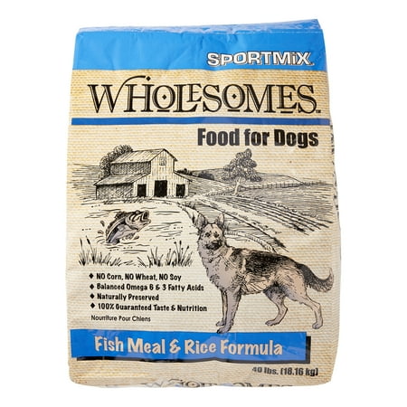 UPC: 0034846700961 | SportMix Wholesomes Fish Meal & Rice Formula Dog Food  40 Lb