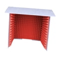 thumbnail image 1 of Milaget Housse de Bureau Insonorisée Légère Portable pour Podcasts Studio de Musique en Direct Rouge 60cm, 1 of 8