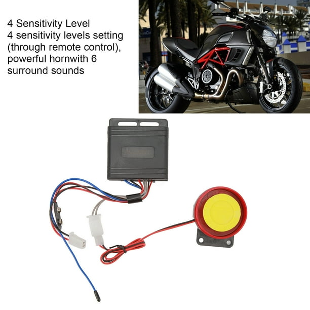 Motorcycle Alarm System, Functional Motorcycle Security System 12V