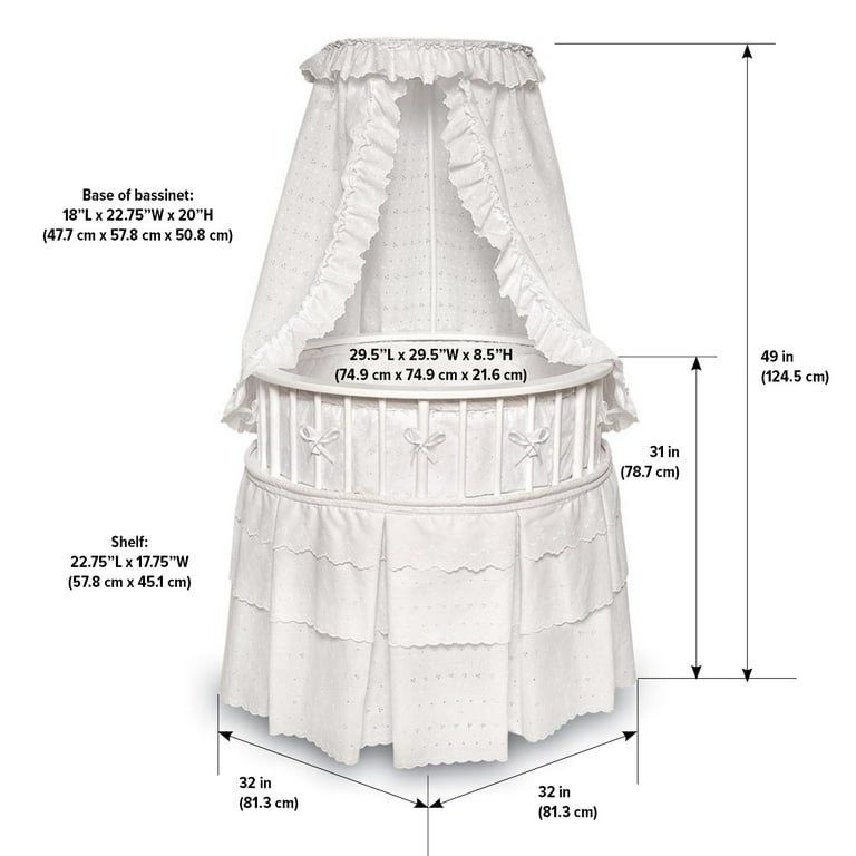 Round bassinet new arrivals