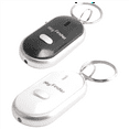 thumbnail image 4 of 2pcs Whistle Lost Key Finder Flashing Beeping Locator Remote Keychain LED Ring, 4 of 10
