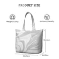 thumbnail image 4 of 22 Inch Oversized Travel Bag Lightweight Canvas Weekender Duffel with Multi Pockets, Animal Print, 4 of 5