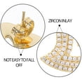 thumbnail image 3 of PTOOTP 1 Pair Plated Heart Stud Luxury with for Holiday Use, 3 of 8