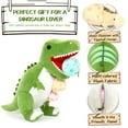 thumbnail image 6 of MorisMos 23.6" Green Dinosaur Stuffed Animal Mommy Dinosaur with 3 Baby Plush Toys, 6 of 9