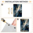 thumbnail image 2 of Iauyy Modern Square Bathroom Tray with Handles - Acrylic & Aluminum Alloy Vanity Countertop Organizer ，Golden Lines, 2 of 7