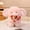 Pink, variant on The Little Elephant Plush Doll Holding Roses, Valentine's Day Plush Toy, Couple's Plush Little Elephant Doll, Valentine's Day Gift for Girls, Blue
