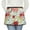 White-2, variant on Men Women Aprons with Pockets Work Waist Apron Pioneer Colorful Floral Half Apron