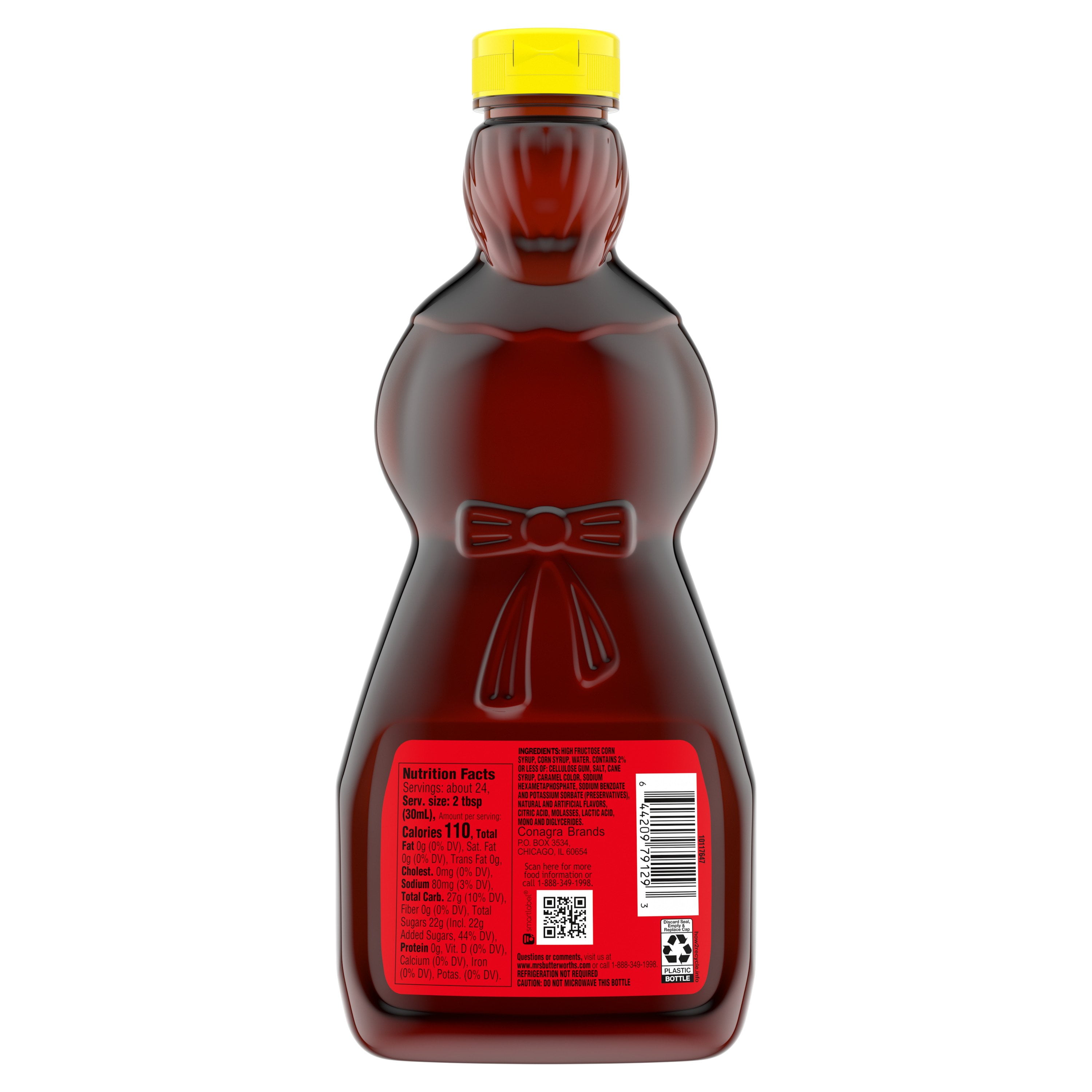 3 Pack of Mrs. Butterworth's Original Thick and Rich Pancake Syrup - 24 oz (Packaging Varies)