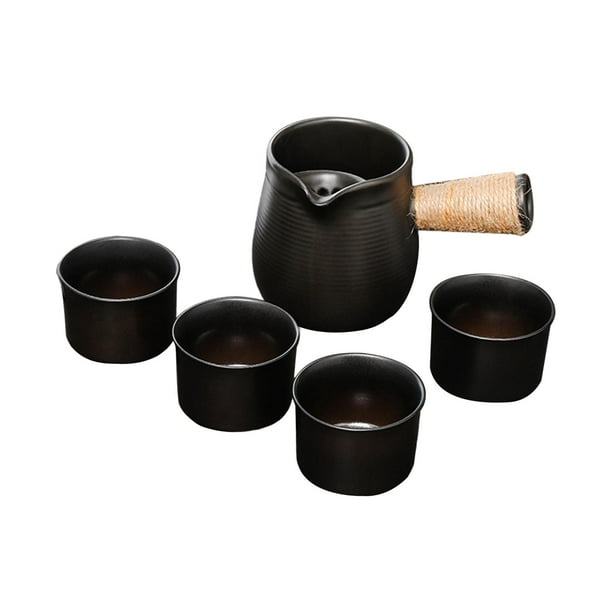 Tetera de cerámica de 500ml Macarena Tetera de porcelana duradera con 4 tazas