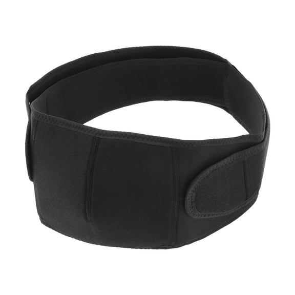 Unique Bargains 1 Pc Breathable Pregnancy Belly Band Adjustable Belly Band for Women X-Large Black