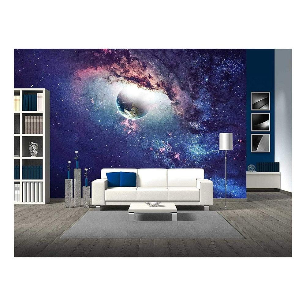 Wall26 Outer Space Galaxy Peel & Stick Wallpaper, 66"x96" - Walmart.com