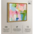 thumbnail image 2 of Dynamic Brushwork Canvas Modern Colorful Print by Art Remedy, Gold Frame, 30" x 30", 2 of 7